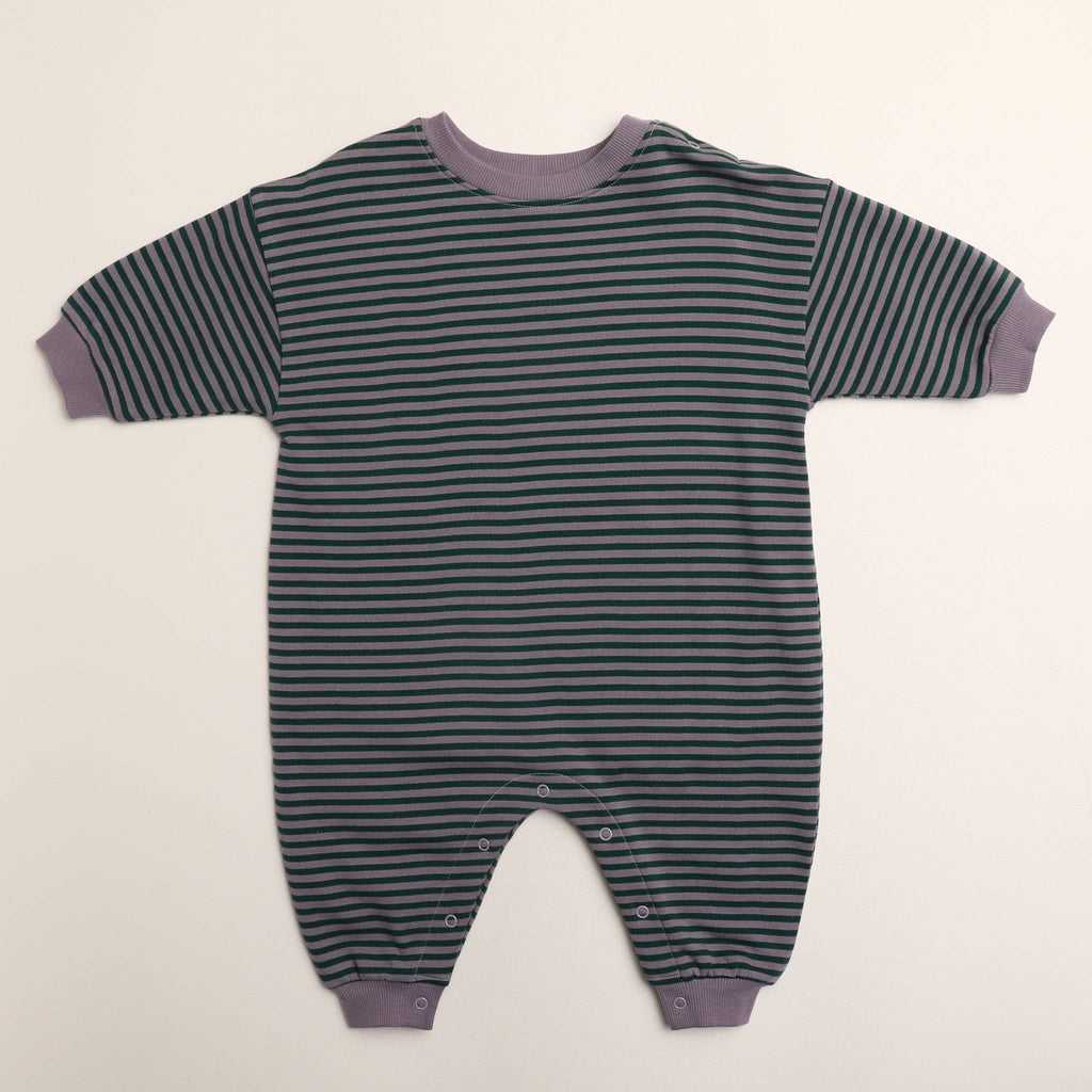 Marlowe Jumpsuit in Purple Ash Stripe