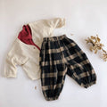 Lantern Plaid Trousers