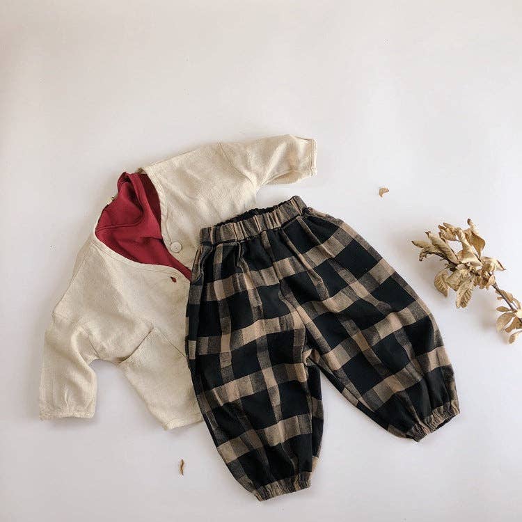 Lantern Plaid Trousers